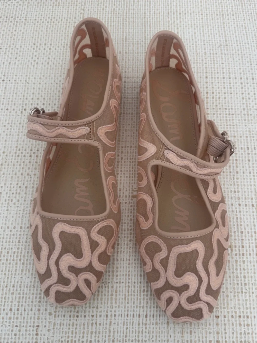 Sam Edelman Michaela Mesh Mary Jane Flats